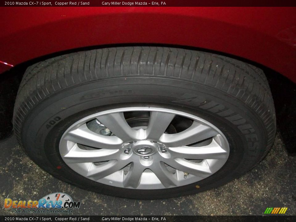 2010 Mazda CX-7 i Sport Copper Red / Sand Photo #9