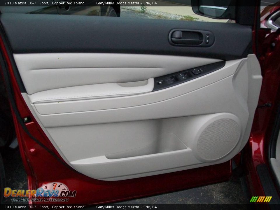 2010 Mazda CX-7 i Sport Copper Red / Sand Photo #10