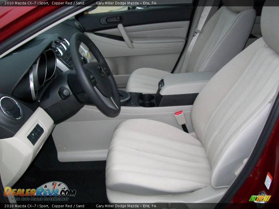 2010 Mazda CX-7 i Sport Copper Red / Sand Photo #12