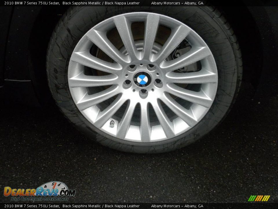 2010 BMW 7 Series 750Li Sedan Black Sapphire Metallic / Black Nappa Leather Photo #5