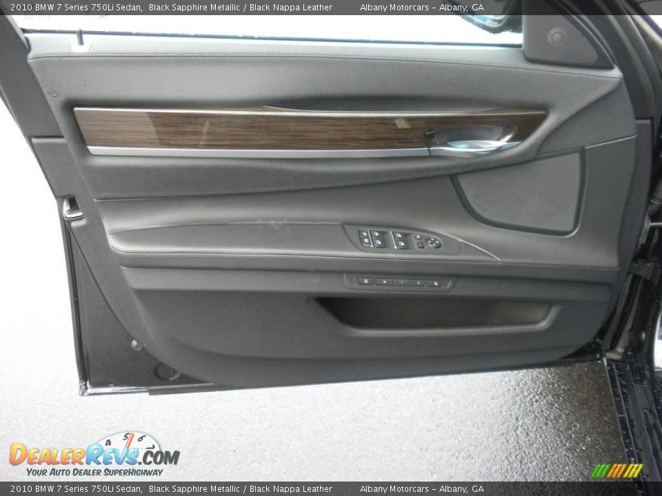 2010 BMW 7 Series 750Li Sedan Black Sapphire Metallic / Black Nappa Leather Photo #7