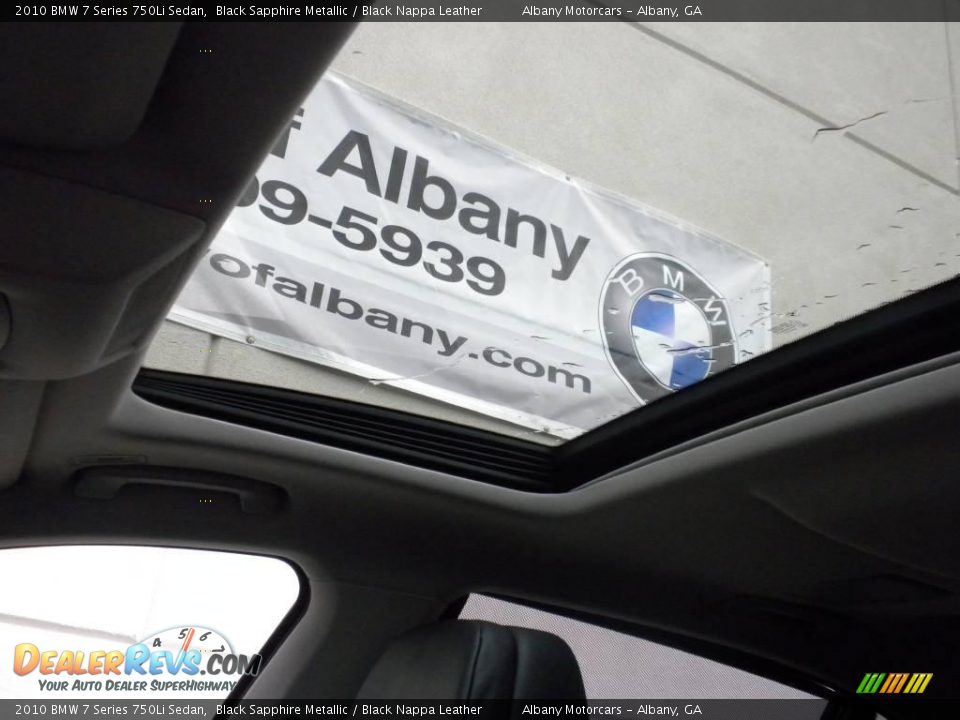 2010 BMW 7 Series 750Li Sedan Black Sapphire Metallic / Black Nappa Leather Photo #8