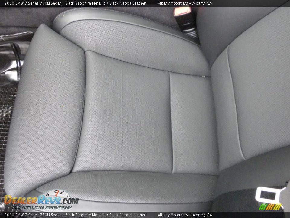 2010 BMW 7 Series 750Li Sedan Black Sapphire Metallic / Black Nappa Leather Photo #9