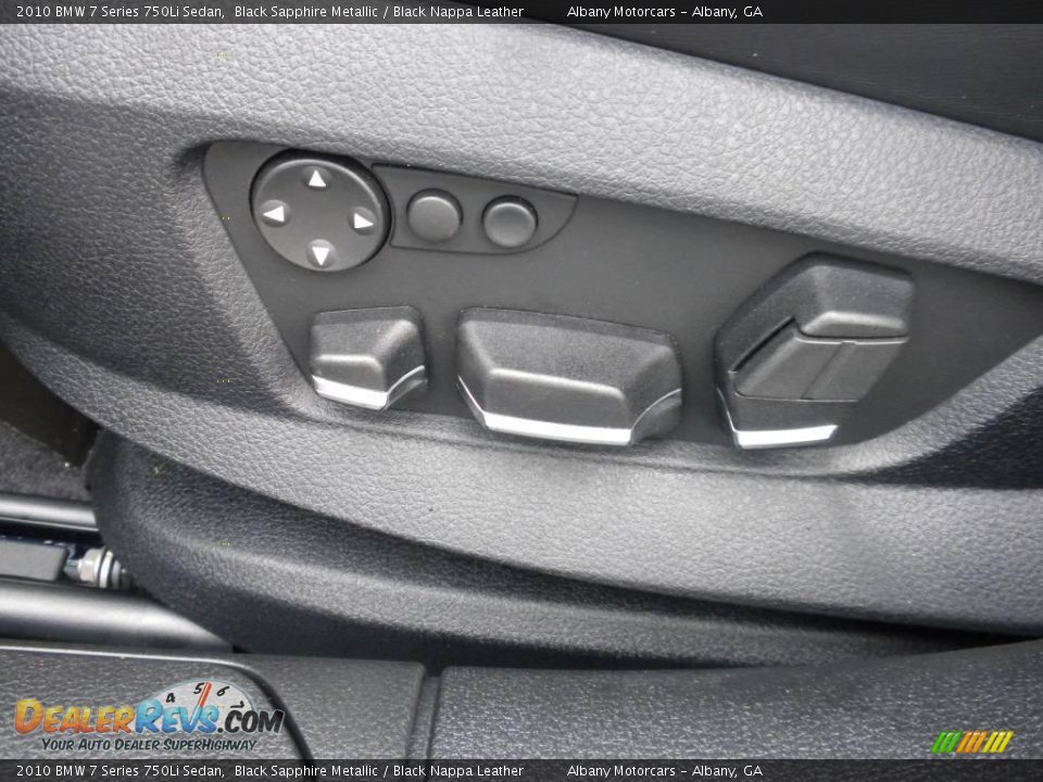 2010 BMW 7 Series 750Li Sedan Black Sapphire Metallic / Black Nappa Leather Photo #10