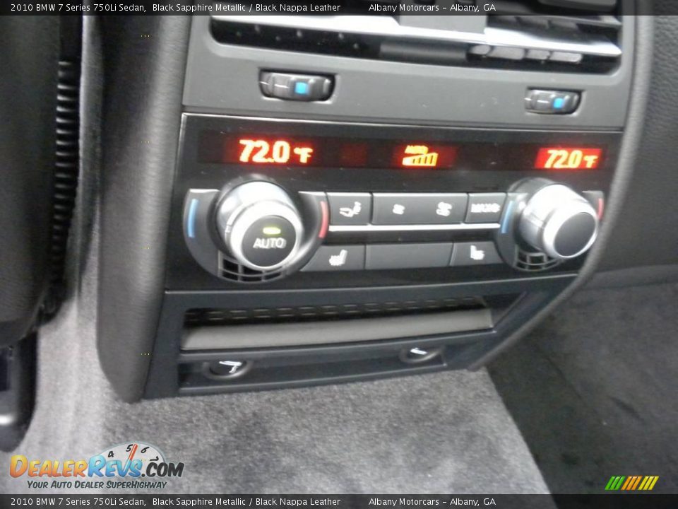 2010 BMW 7 Series 750Li Sedan Black Sapphire Metallic / Black Nappa Leather Photo #12