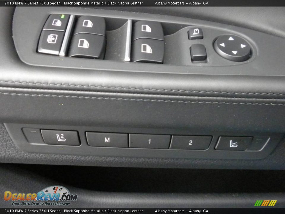 2010 BMW 7 Series 750Li Sedan Black Sapphire Metallic / Black Nappa Leather Photo #16