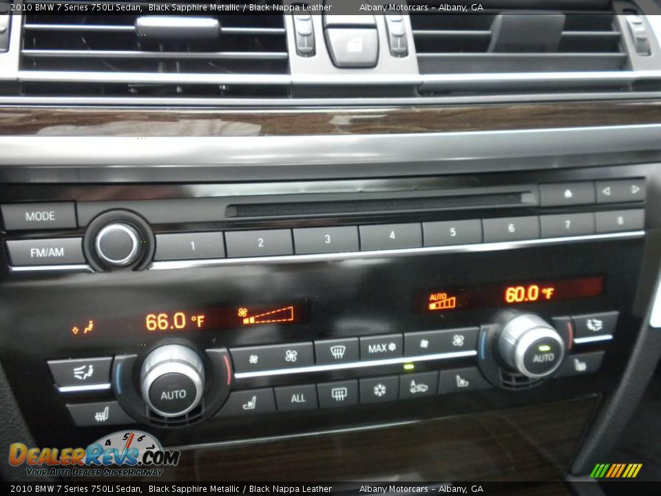 2010 BMW 7 Series 750Li Sedan Black Sapphire Metallic / Black Nappa Leather Photo #21