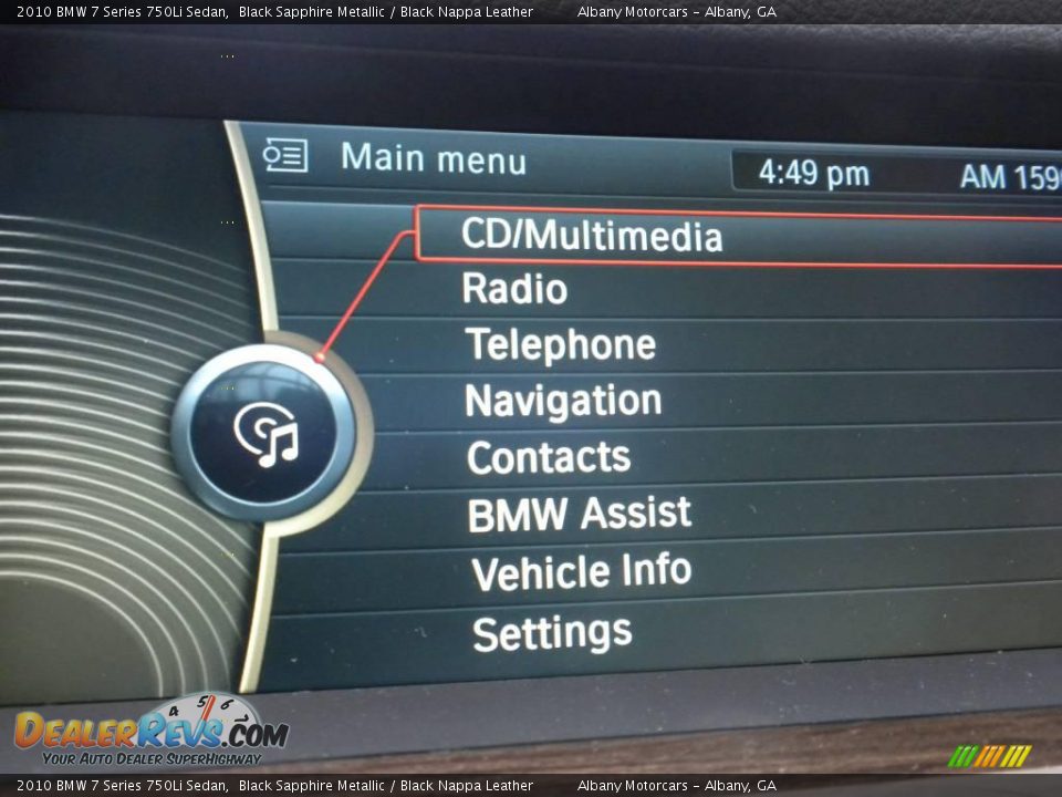 2010 BMW 7 Series 750Li Sedan Black Sapphire Metallic / Black Nappa Leather Photo #22
