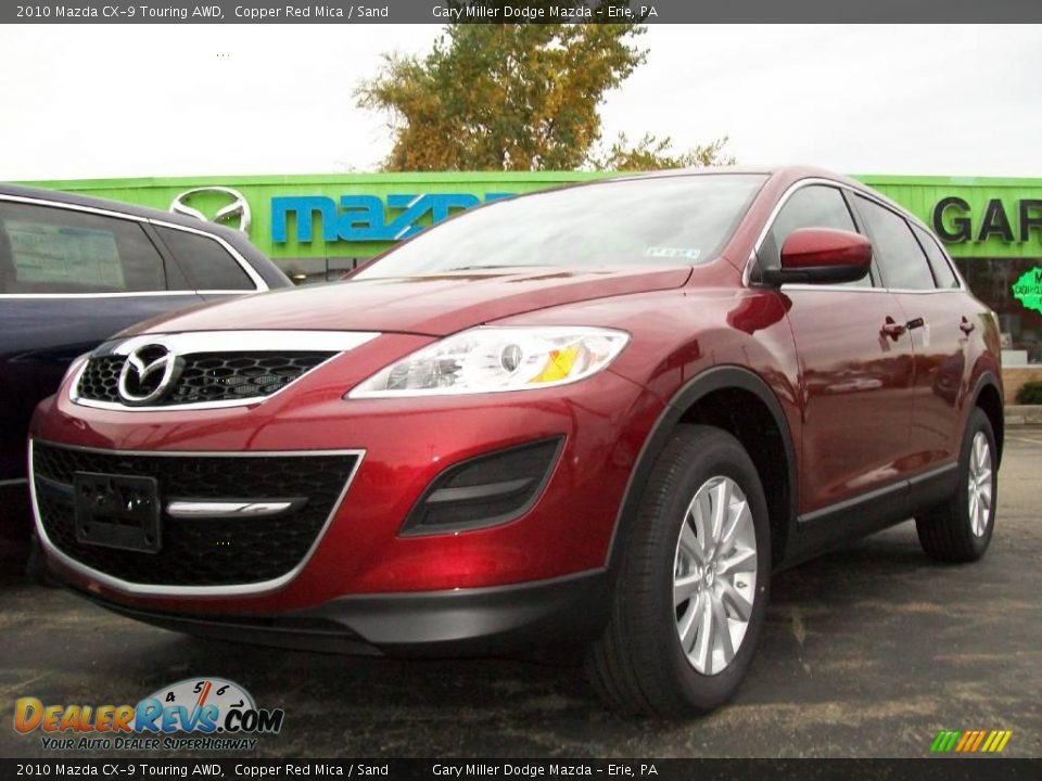 2010 Mazda CX-9 Touring AWD Copper Red Mica / Sand Photo #1
