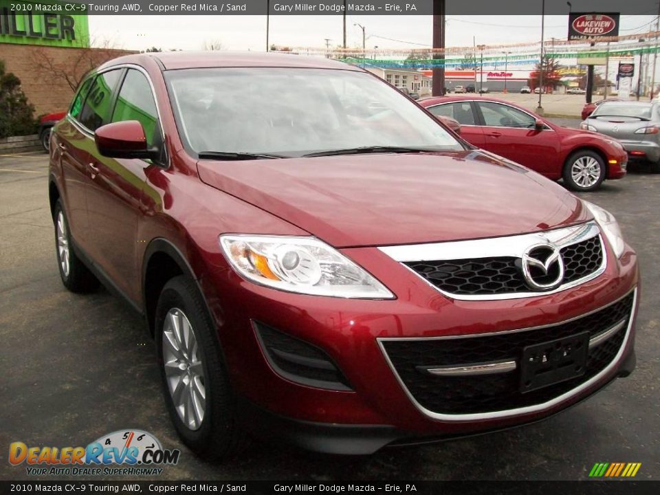 2010 Mazda CX-9 Touring AWD Copper Red Mica / Sand Photo #7