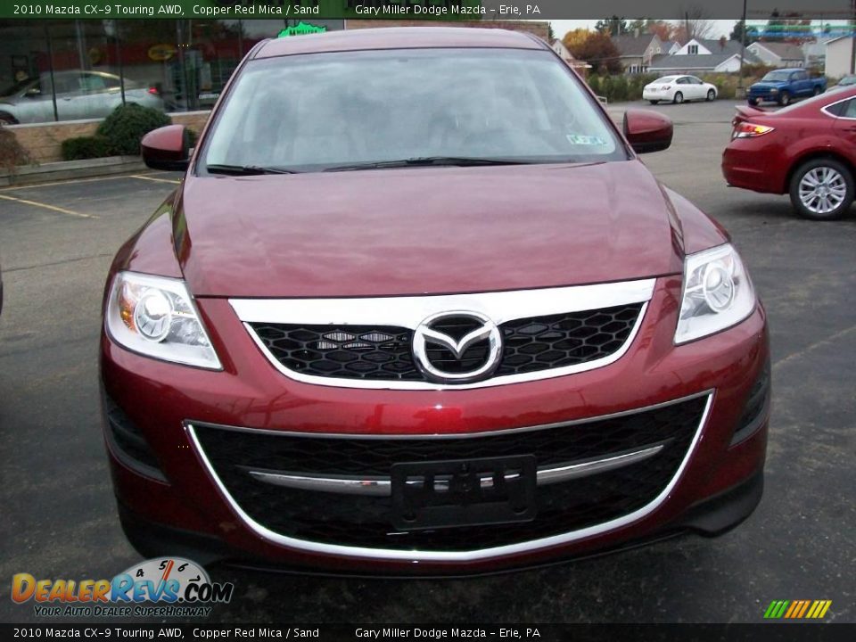 2010 Mazda CX-9 Touring AWD Copper Red Mica / Sand Photo #8