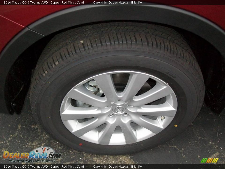 2010 Mazda CX-9 Touring AWD Copper Red Mica / Sand Photo #9