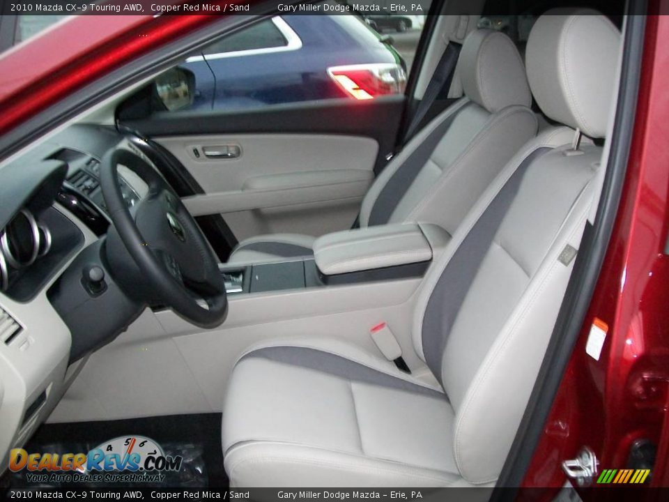 2010 Mazda CX-9 Touring AWD Copper Red Mica / Sand Photo #11