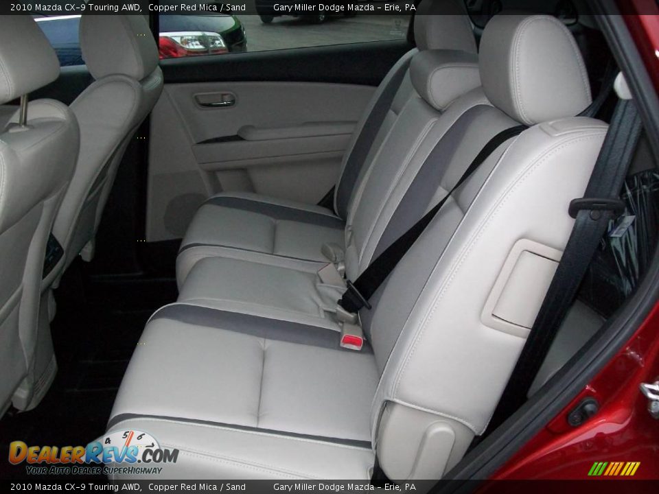 2010 Mazda CX-9 Touring AWD Copper Red Mica / Sand Photo #12