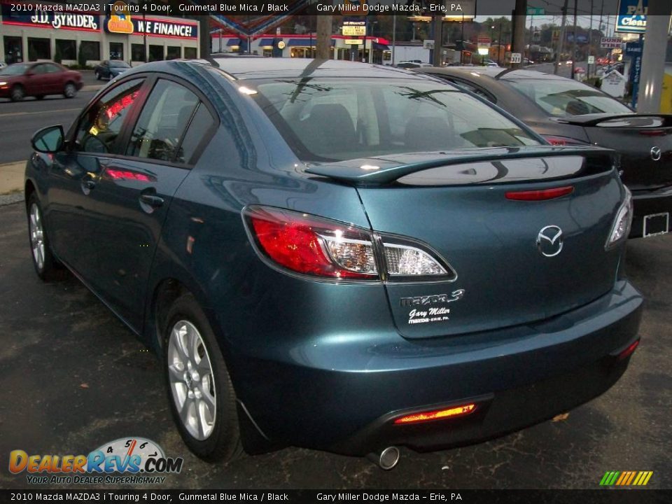 2010 Mazda MAZDA3 i Touring 4 Door Gunmetal Blue Mica / Black Photo #3