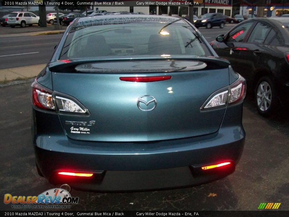 2010 Mazda MAZDA3 i Touring 4 Door Gunmetal Blue Mica / Black Photo #4