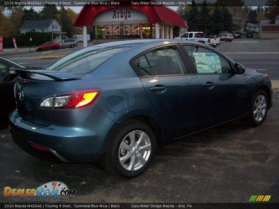 2010 Mazda MAZDA3 i Touring 4 Door Gunmetal Blue Mica / Black Photo #6