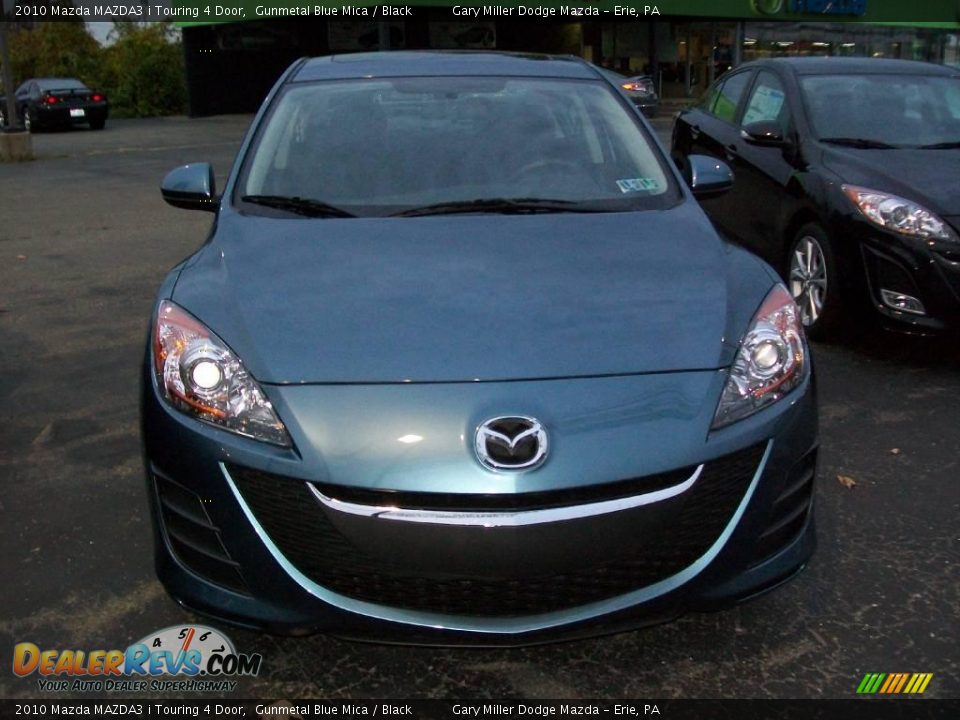 2010 Mazda MAZDA3 i Touring 4 Door Gunmetal Blue Mica / Black Photo #8