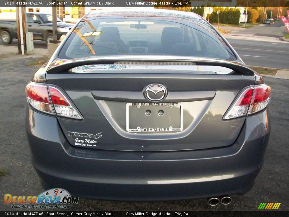 2010 Mazda MAZDA6 i Sport Sedan Comet Gray Mica / Black Photo #4