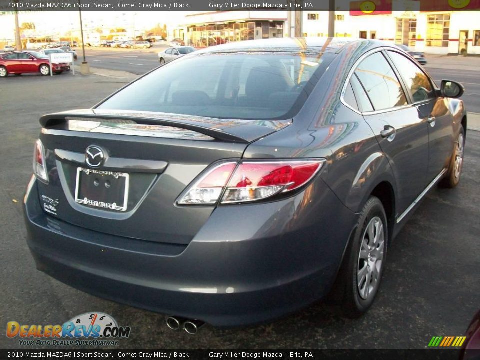 2010 Mazda MAZDA6 i Sport Sedan Comet Gray Mica / Black Photo #6