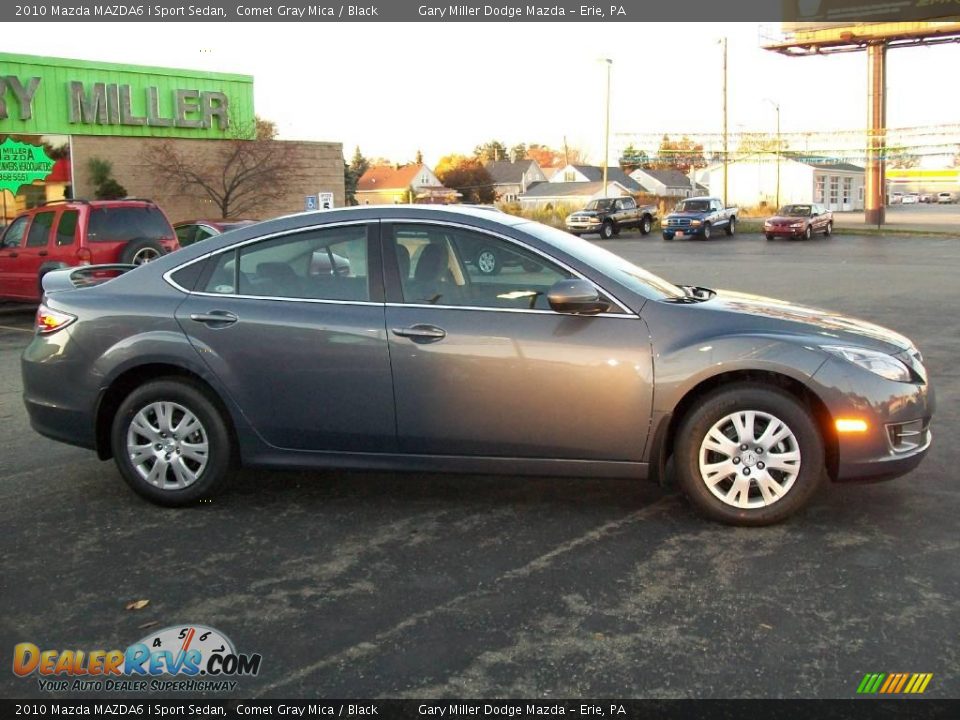 2010 Mazda MAZDA6 i Sport Sedan Comet Gray Mica / Black Photo #7