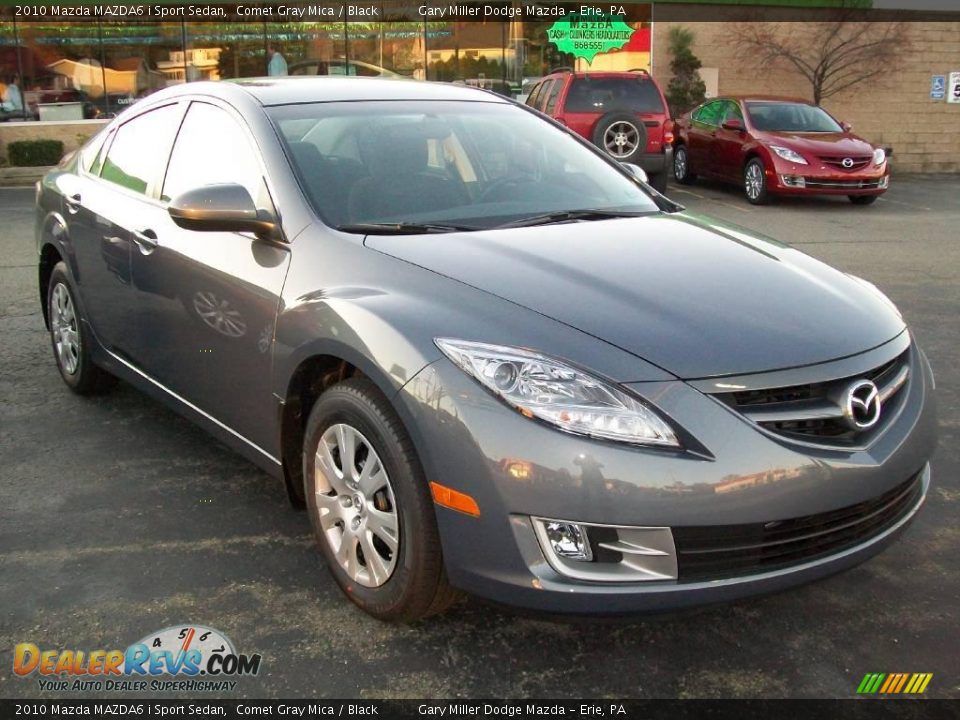 2010 Mazda MAZDA6 i Sport Sedan Comet Gray Mica / Black Photo #8
