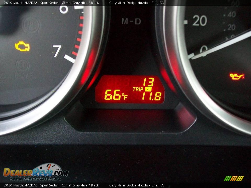 2010 Mazda MAZDA6 i Sport Sedan Comet Gray Mica / Black Photo #15