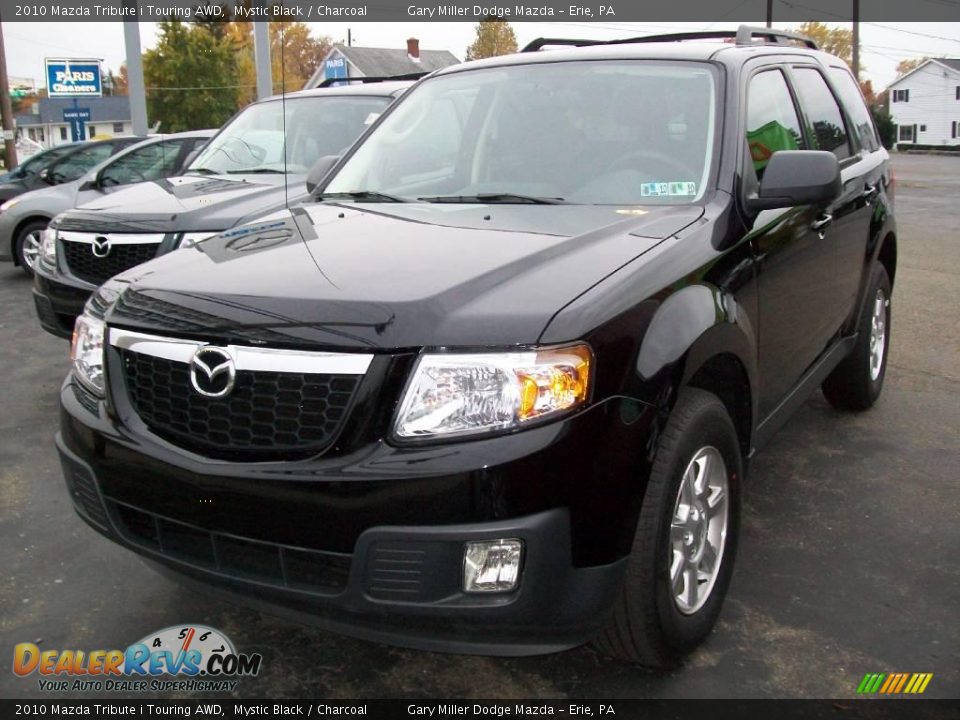 2010 Mazda Tribute i Touring AWD Mystic Black / Charcoal Photo #1