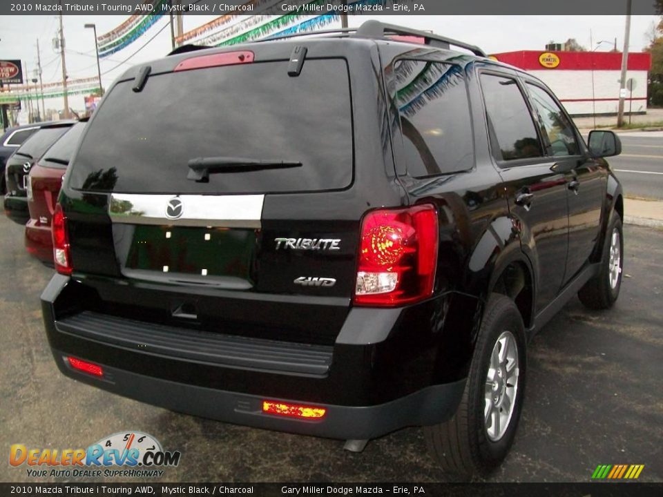2010 Mazda Tribute i Touring AWD Mystic Black / Charcoal Photo #6
