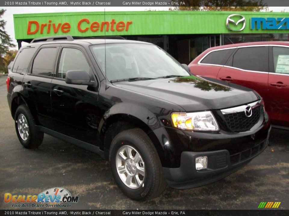 2010 Mazda Tribute i Touring AWD Mystic Black / Charcoal Photo #7