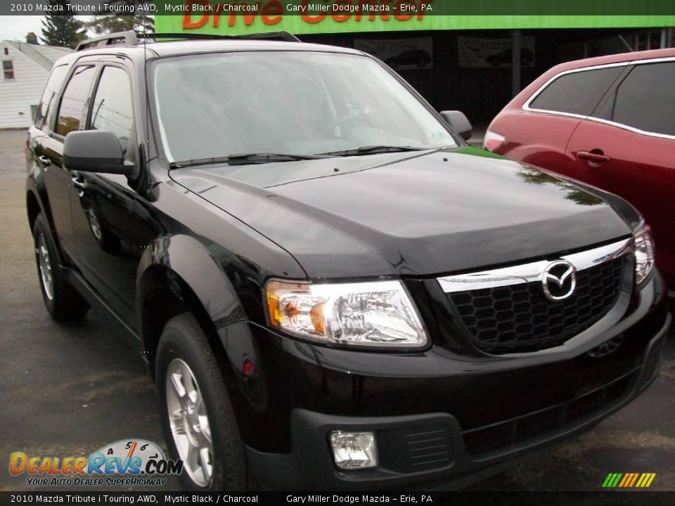 2010 Mazda Tribute i Touring AWD Mystic Black / Charcoal Photo #8