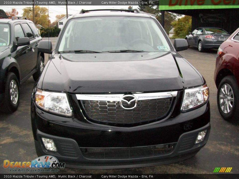 2010 Mazda Tribute i Touring AWD Mystic Black / Charcoal Photo #9