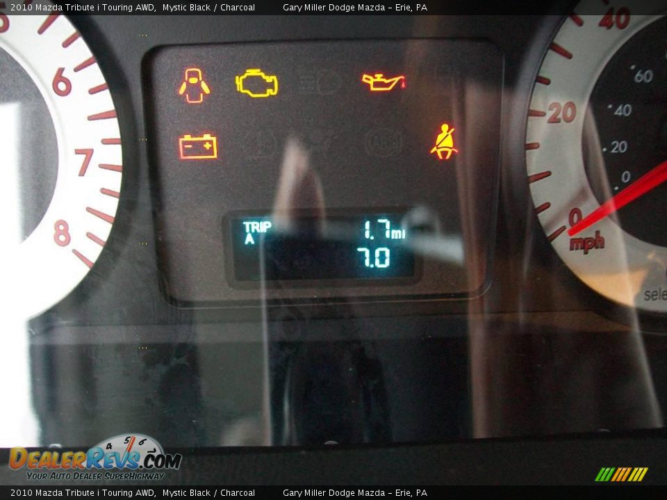 2010 Mazda Tribute i Touring AWD Mystic Black / Charcoal Photo #15