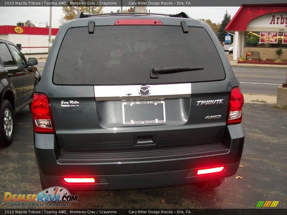 2010 Mazda Tribute i Touring AWD Monterey Gray / Graystone Photo #4