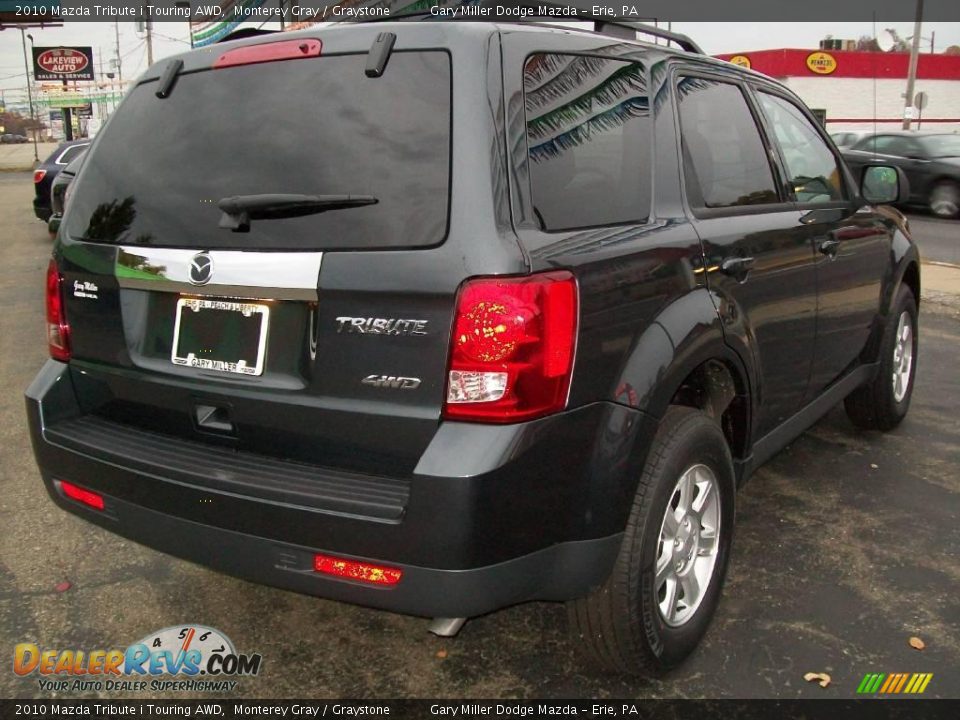 2010 Mazda Tribute i Touring AWD Monterey Gray / Graystone Photo #6