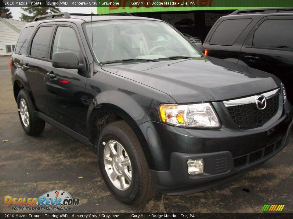 2010 Mazda Tribute i Touring AWD Monterey Gray / Graystone Photo #8