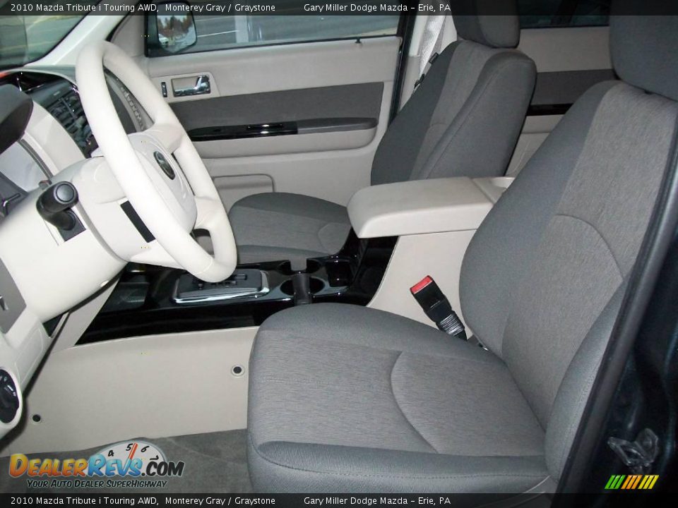 2010 Mazda Tribute i Touring AWD Monterey Gray / Graystone Photo #12