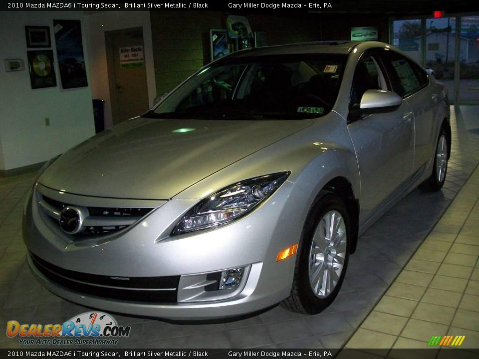 2010 Mazda MAZDA6 i Touring Sedan Brilliant Silver Metallic / Black Photo #1