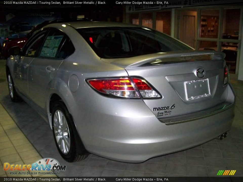2010 Mazda MAZDA6 i Touring Sedan Brilliant Silver Metallic / Black Photo #2