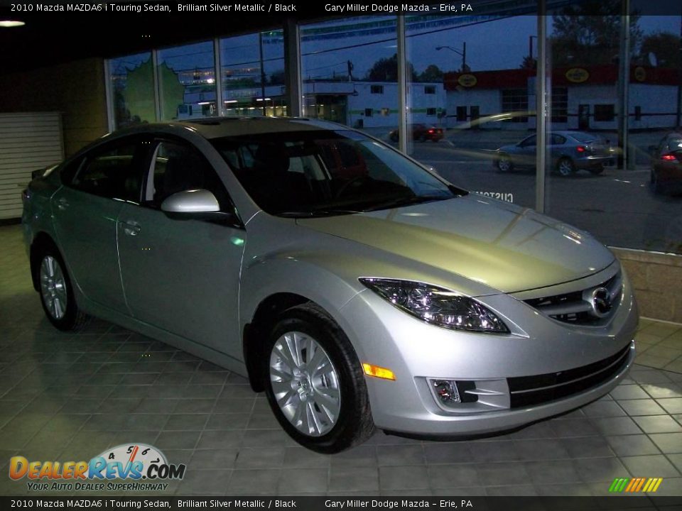 2010 Mazda MAZDA6 i Touring Sedan Brilliant Silver Metallic / Black Photo #7