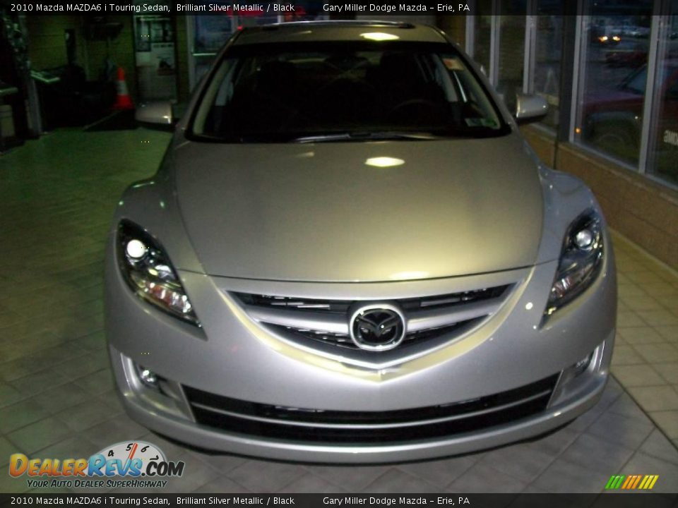 2010 Mazda MAZDA6 i Touring Sedan Brilliant Silver Metallic / Black Photo #8