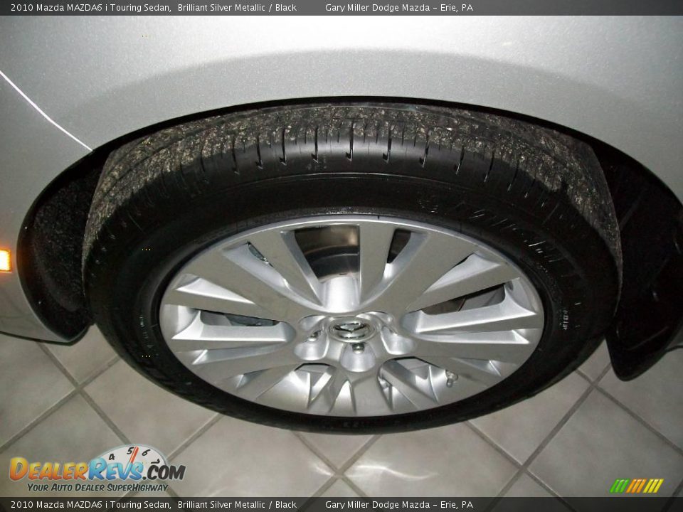 2010 Mazda MAZDA6 i Touring Sedan Brilliant Silver Metallic / Black Photo #9