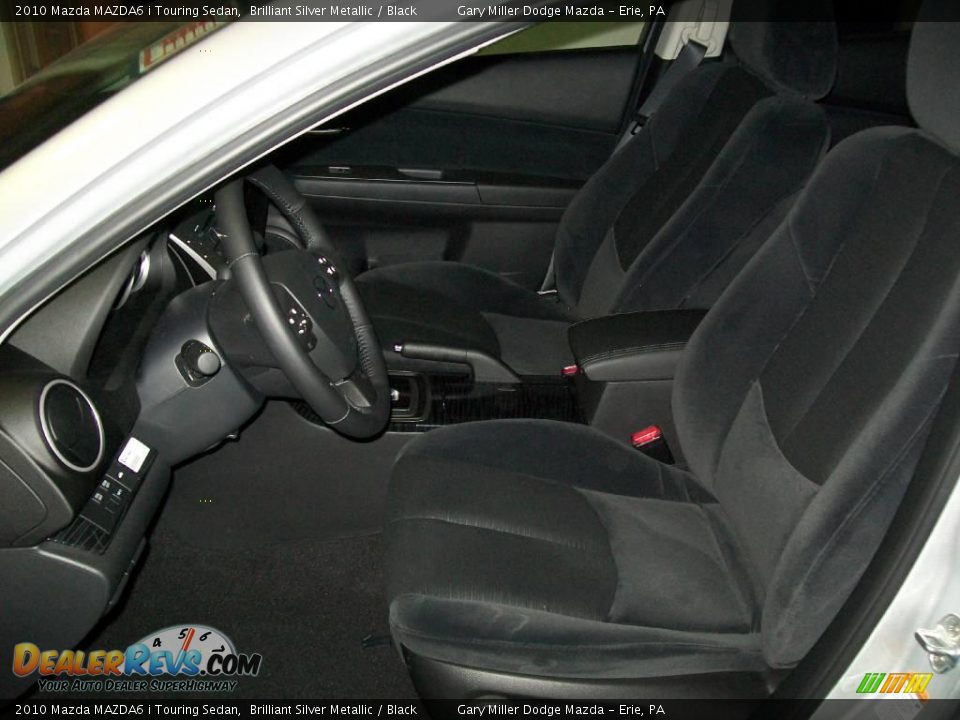 2010 Mazda MAZDA6 i Touring Sedan Brilliant Silver Metallic / Black Photo #12
