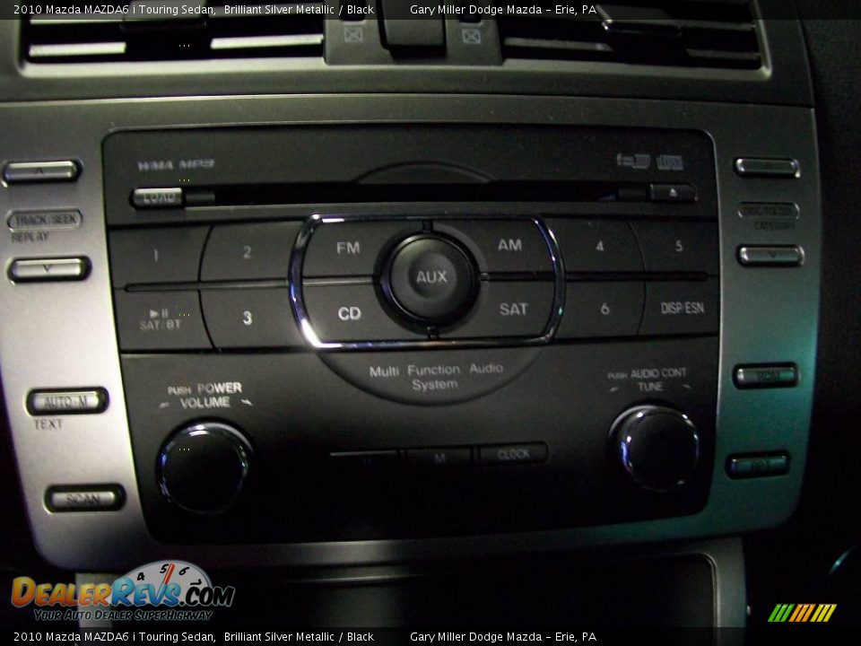 2010 Mazda MAZDA6 i Touring Sedan Brilliant Silver Metallic / Black Photo #14