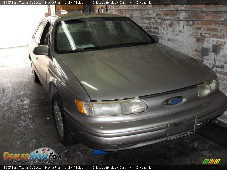 1995 Ford Taurus GL Sedan Mocha Frost Metallic / Beige Photo #2