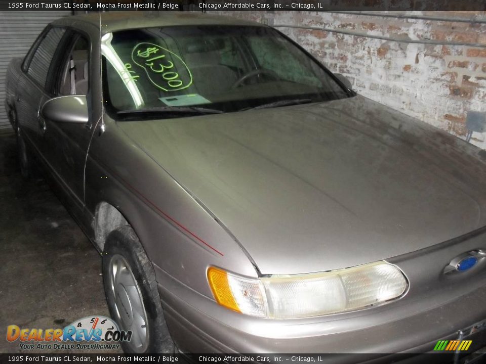 1995 Ford Taurus GL Sedan Mocha Frost Metallic / Beige Photo #3