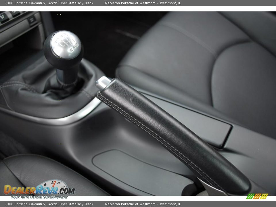 2008 Porsche Cayman S Arctic Silver Metallic / Black Photo #13