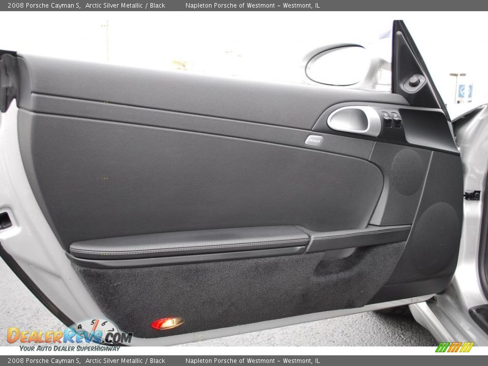 2008 Porsche Cayman S Arctic Silver Metallic / Black Photo #15