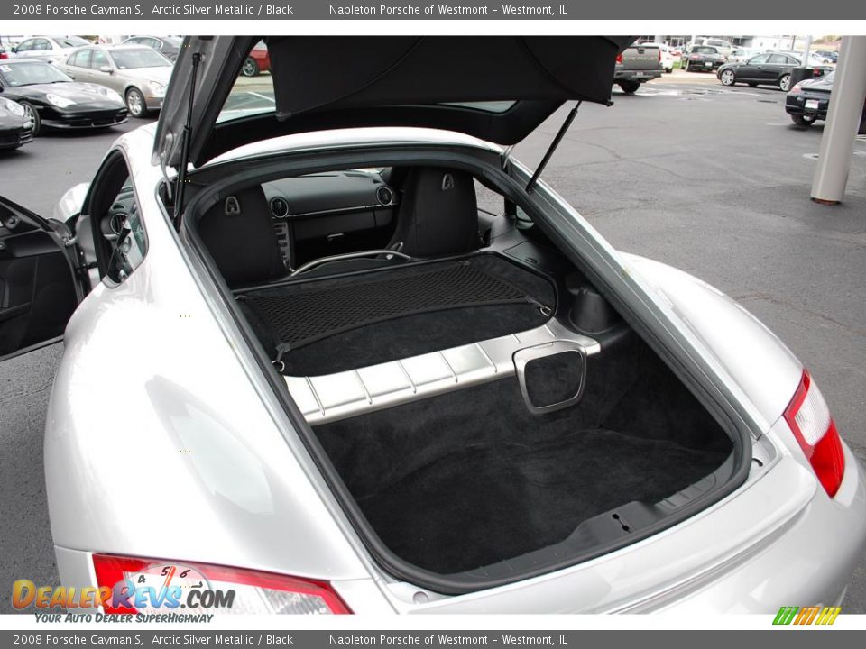 2008 Porsche Cayman S Arctic Silver Metallic / Black Photo #19