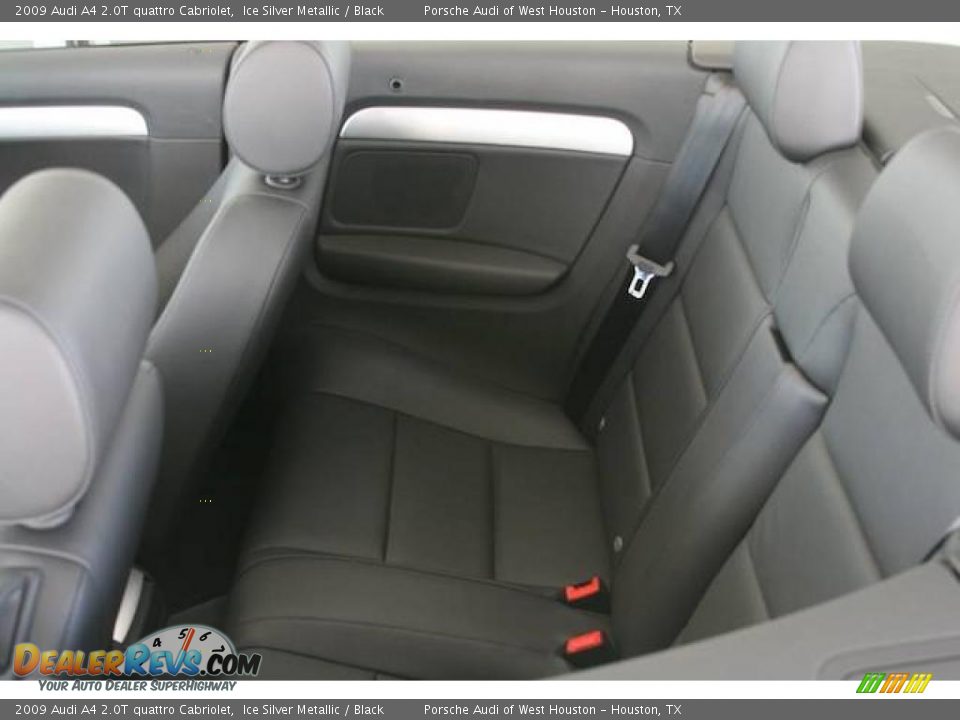 2009 Audi A4 2.0T quattro Cabriolet Ice Silver Metallic / Black Photo #7